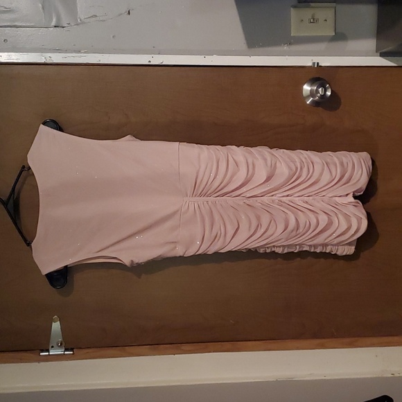 Light pink Crystal Doll bodycon short dress. Size medium. - Picture 3 of 3